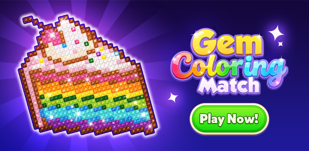 Gem Coloring Match promotional artwork