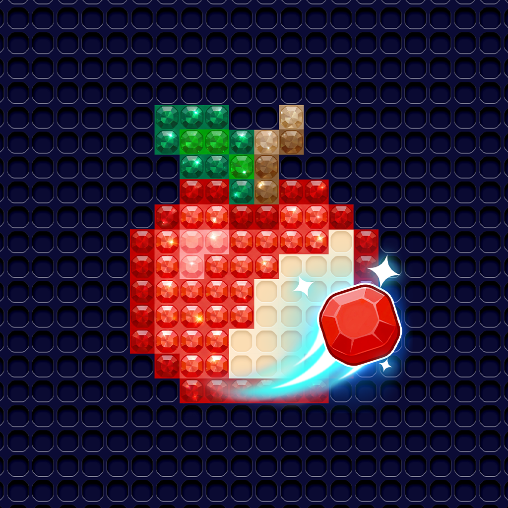 Gem Coloring Match app icon